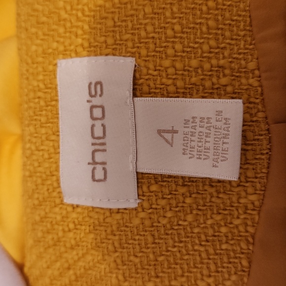 Chico's gold color jacket - Picture 8 of 9
